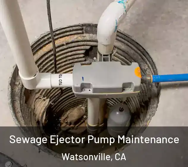  Sewage Ejector Pump Maintenance Watsonville, CA